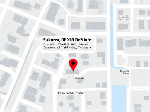 東京、丸の内にあるサクラ・タレント・ソリューションズのオフィスの場所を示す地図。